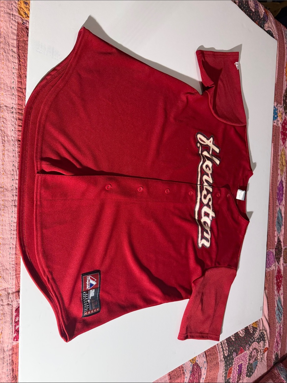 Houston Astro’s Red Baseball Jersey